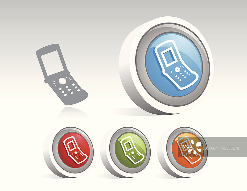 手机光盘图标图片素材