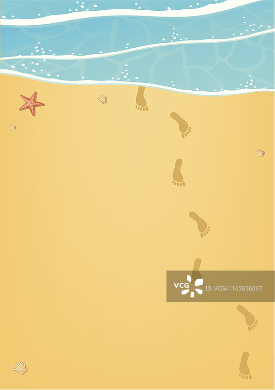 沙子上的痕迹图片素材