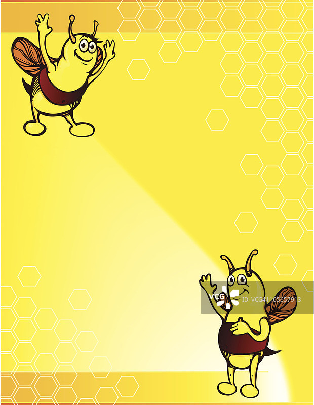蜜蜂和蜂巢图片素材