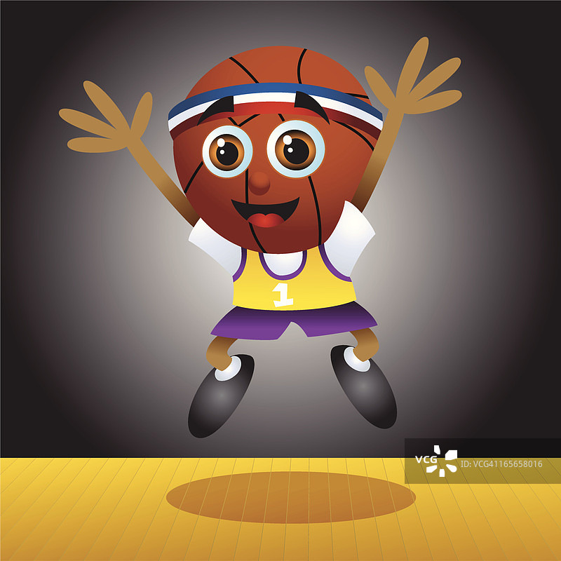 篮球吉祥物卡通图片素材