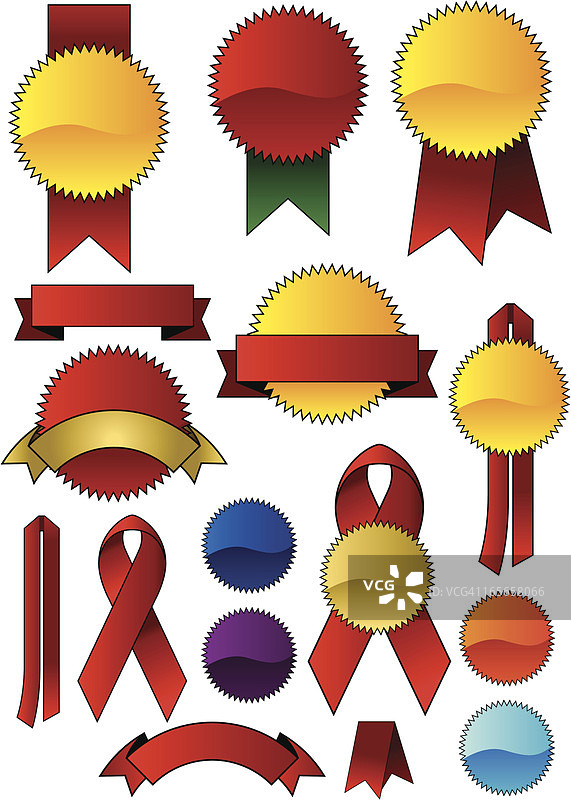 品质保证丝带套装图片素材