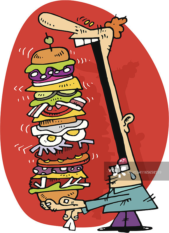 巨型汉堡图片素材