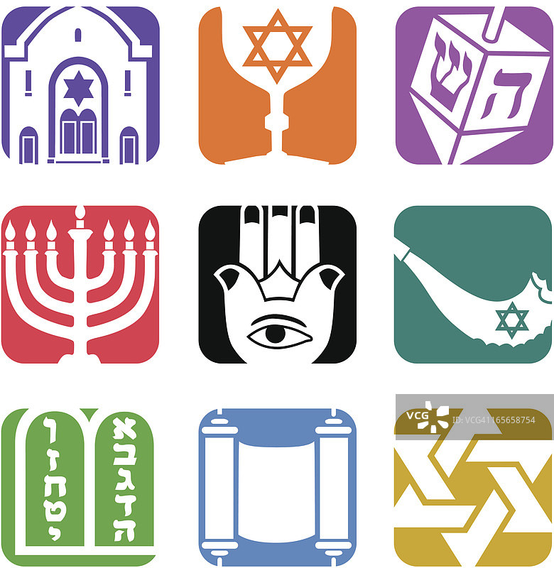 犹太图标图片素材