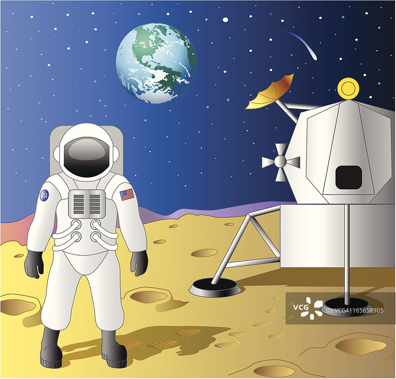 月球着陆器图片素材