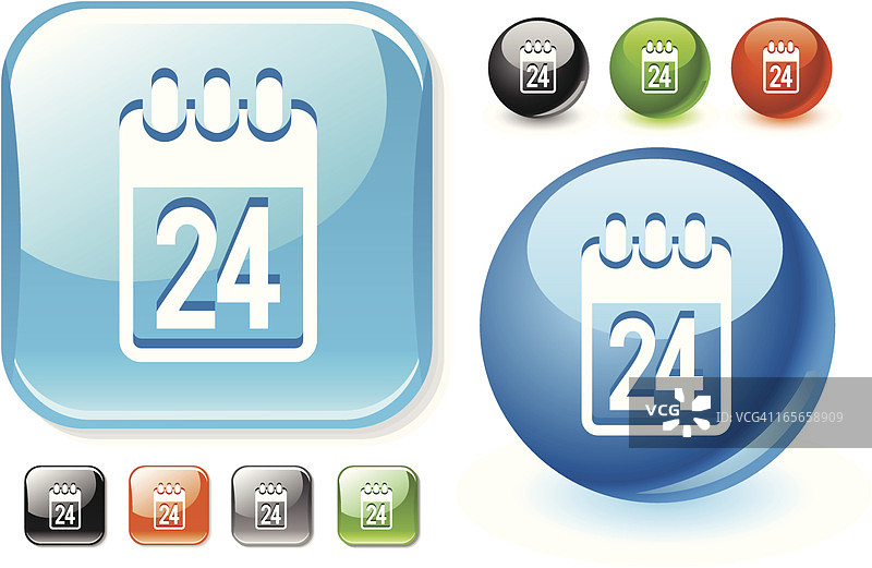 日历图标集图片素材