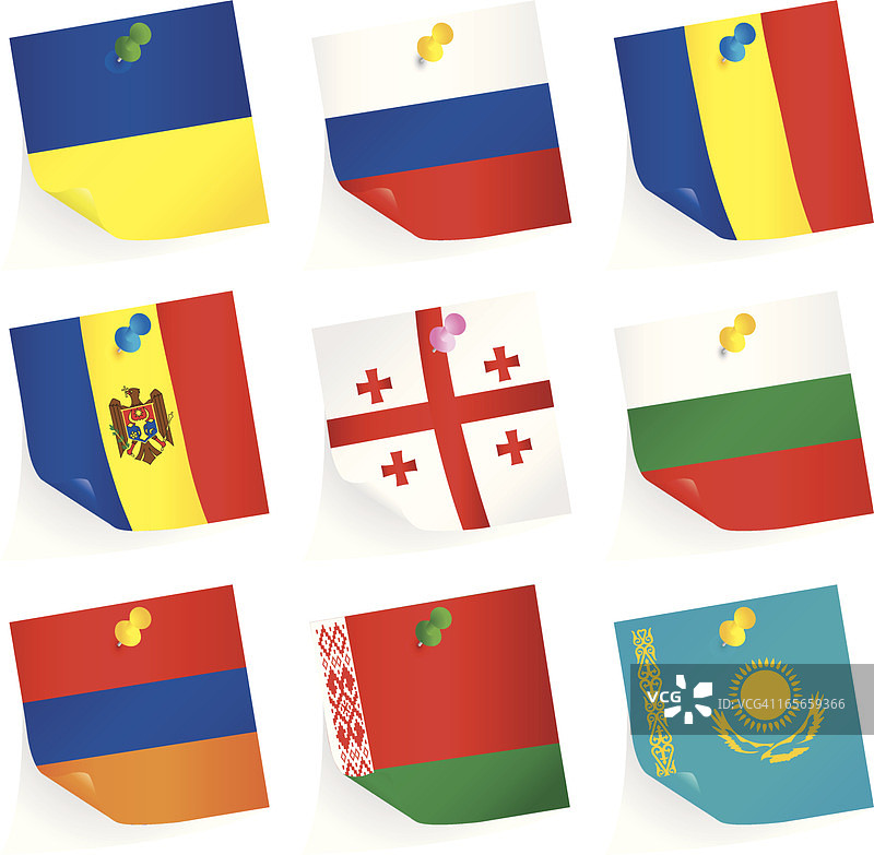 东欧联盟旗帜图片素材