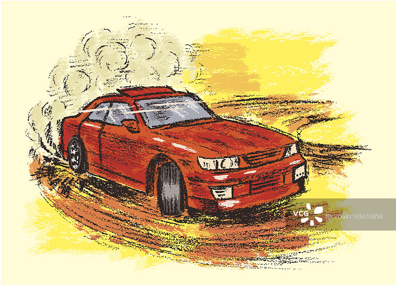 漂移的汽车图片素材