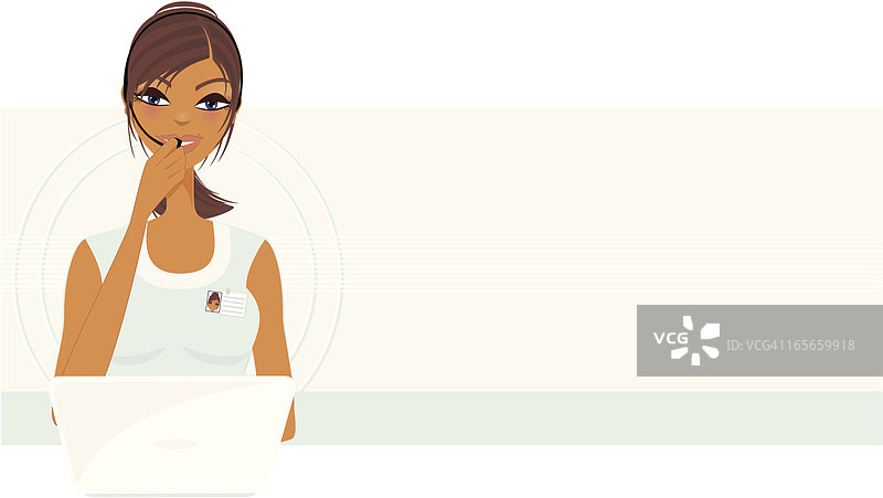 客户服务代表图片素材