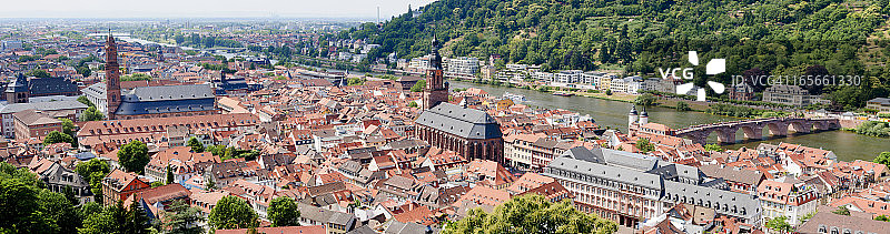 德国海德堡全景图片素材