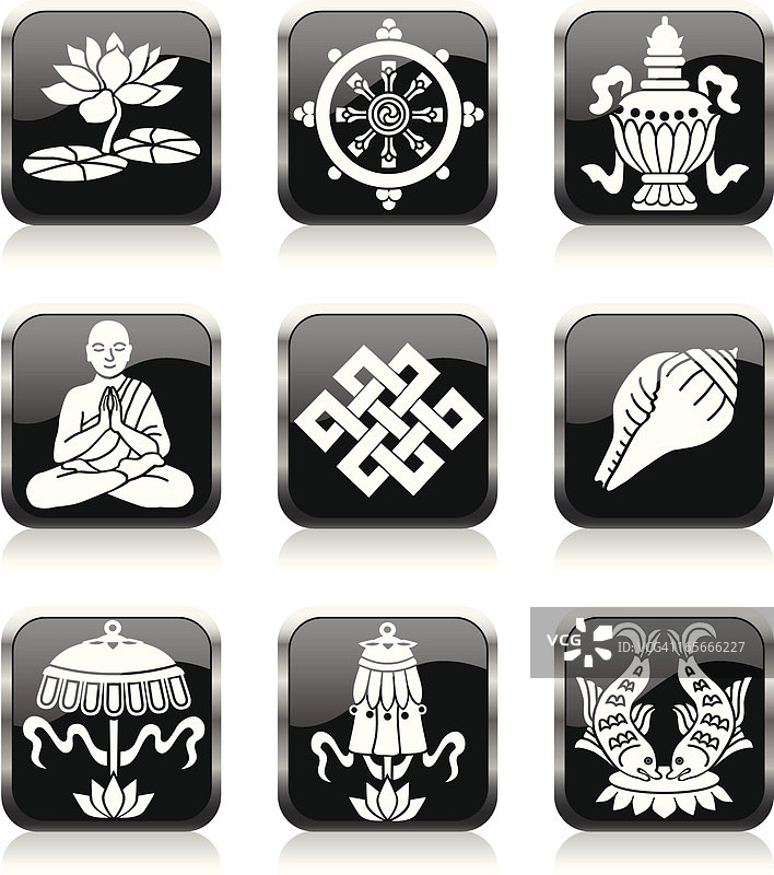 佛教八宝图片素材