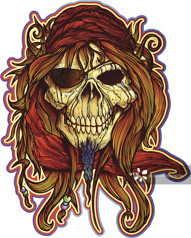 海盗骷髅头图片素材