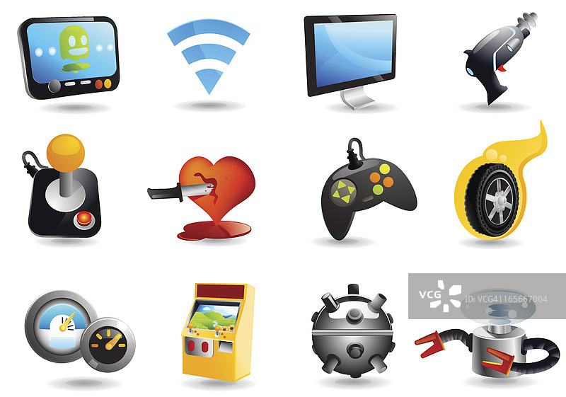 视频游戏图标图片素材