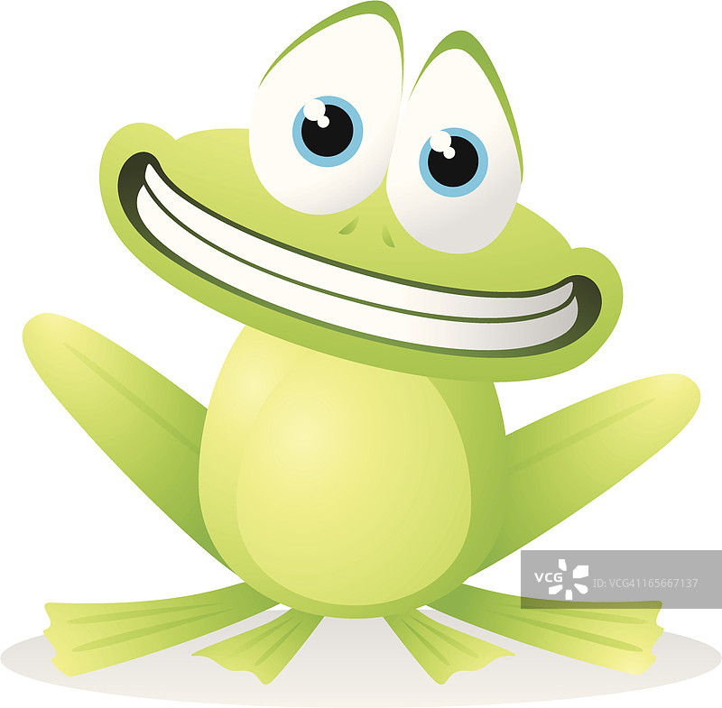 青蛙卡通图片素材