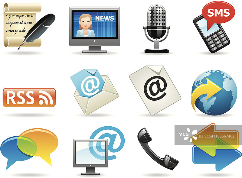 沟通的图标图片素材