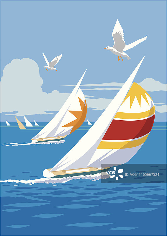 竞速游艇图片素材