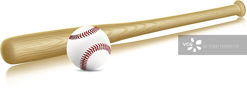 棒球和球棒图片素材