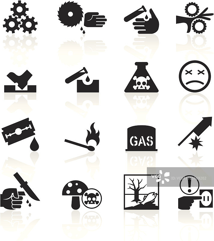 黑色符号 - 警告图片素材