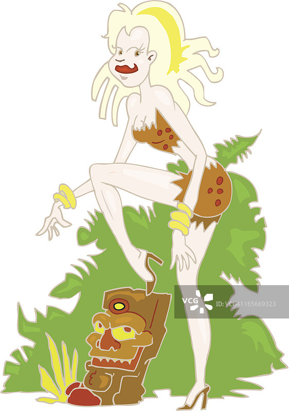 提基女人图片素材