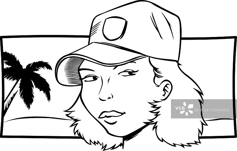 漂亮的脸庞图片素材