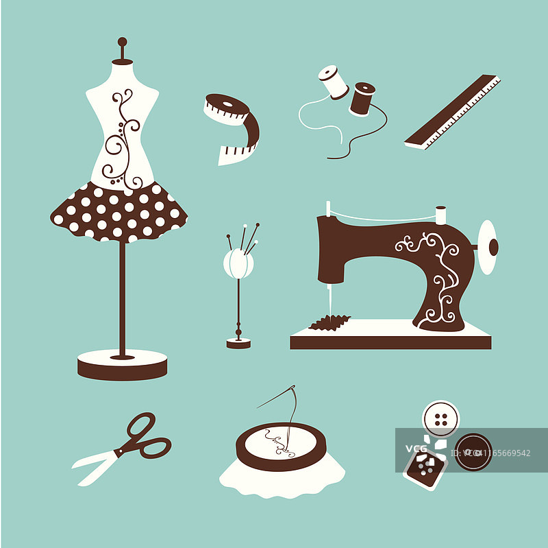 缝纫图标图片素材