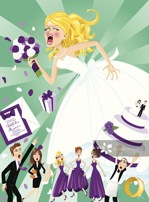 难伺候的新娘图片素材