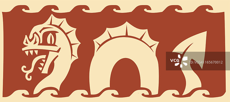 复古海蛇图片素材