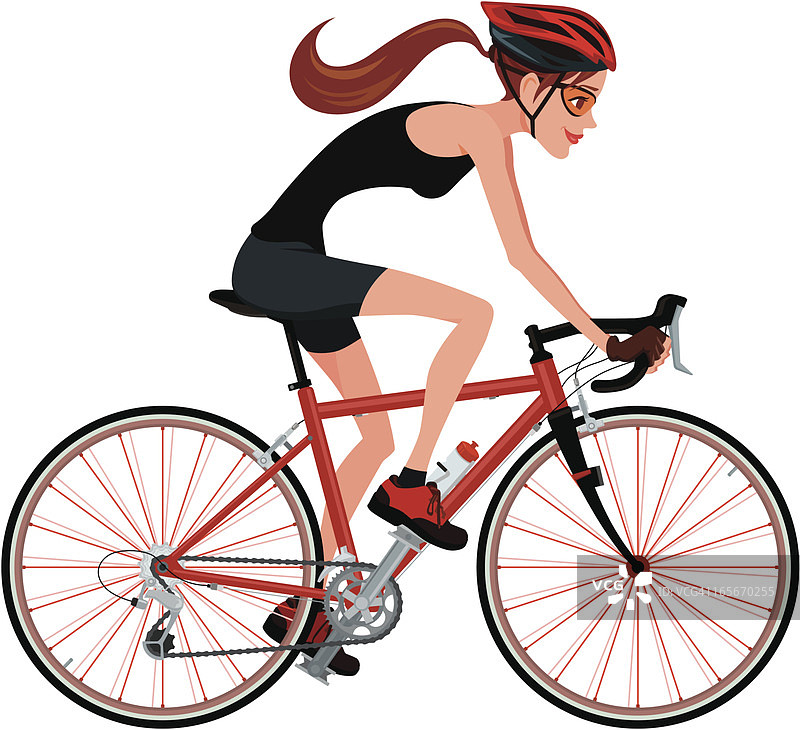 骑自行车图片素材