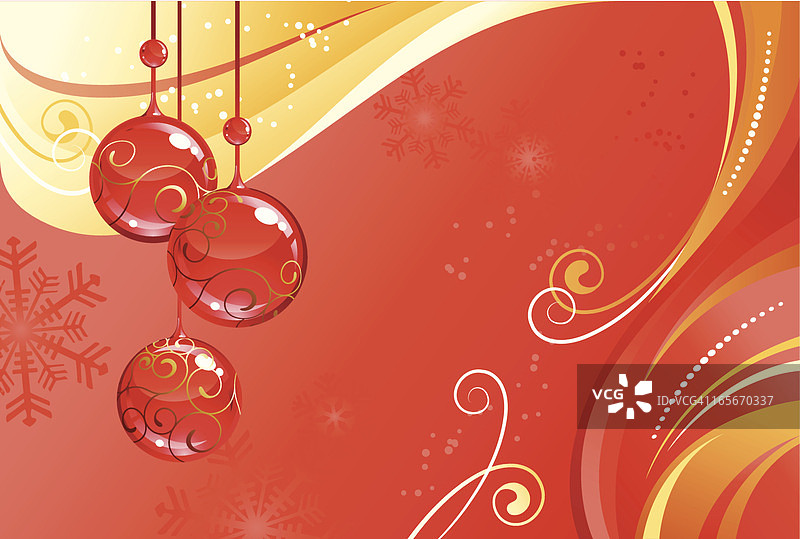 新年彩球图片素材