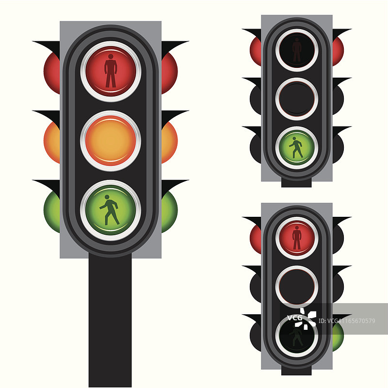 交通信号灯图片素材