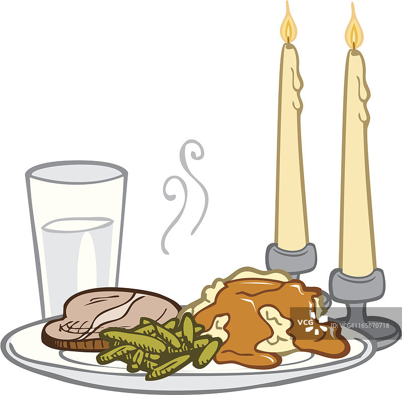 烛光晚餐图片素材