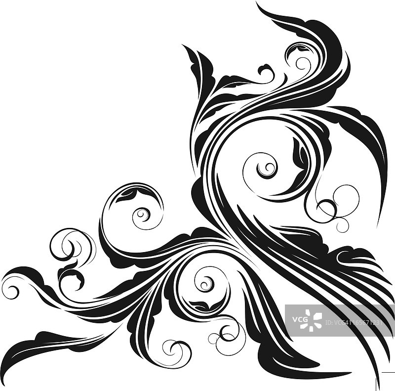 卷轴边角图片素材