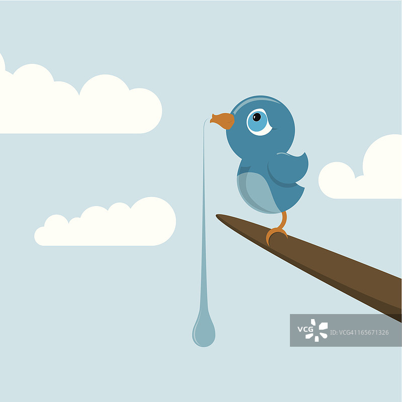 正在鸣叫的蓝鸟图片素材