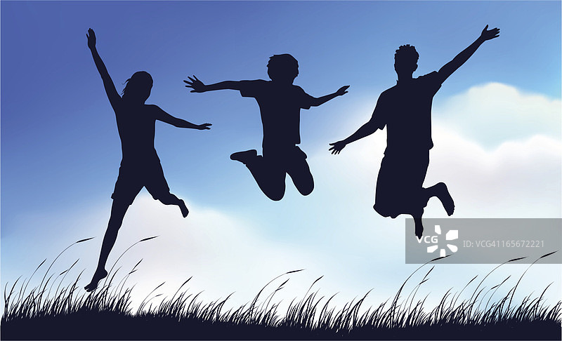 自然中的自由图片素材