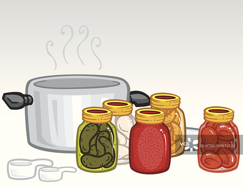 瓶装食品图片素材