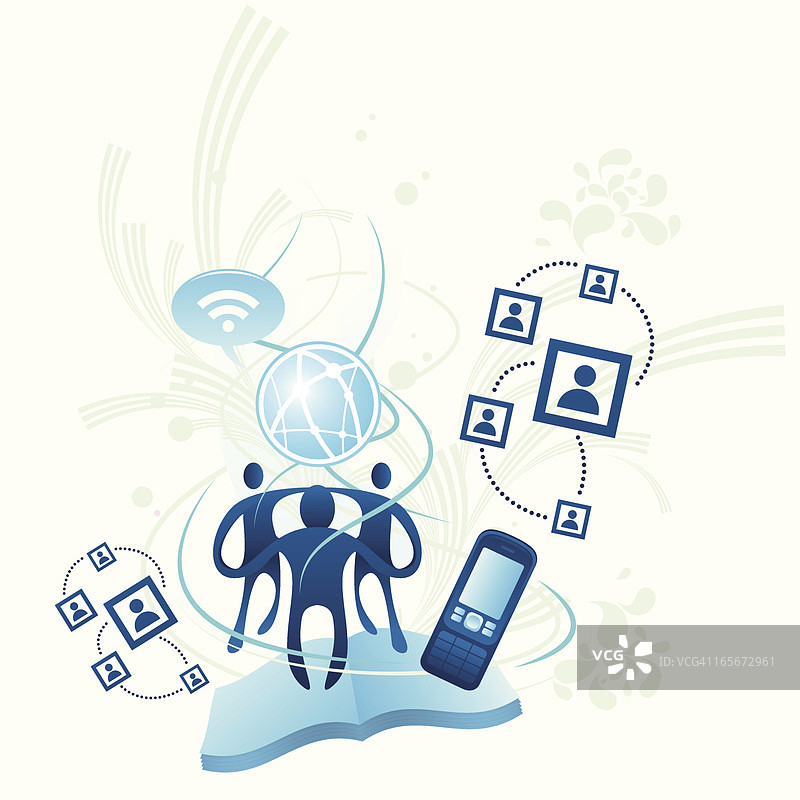 新沟通方式图片素材