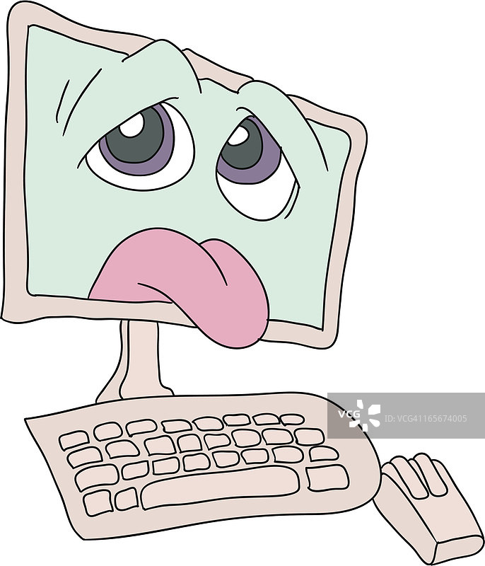 故障的电脑图片素材