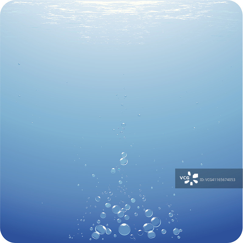 漂浮到水面的气泡图片素材