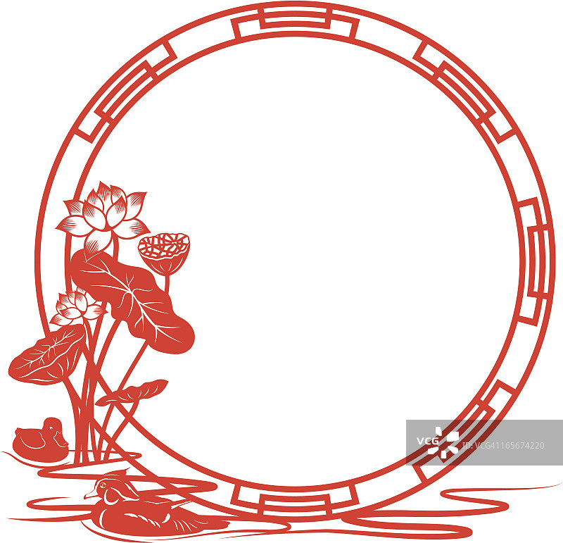 东方画框图片素材