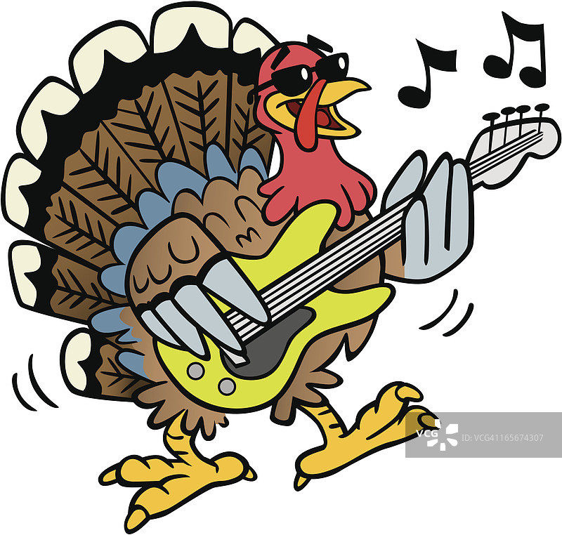 摇摆的火鸡图片素材