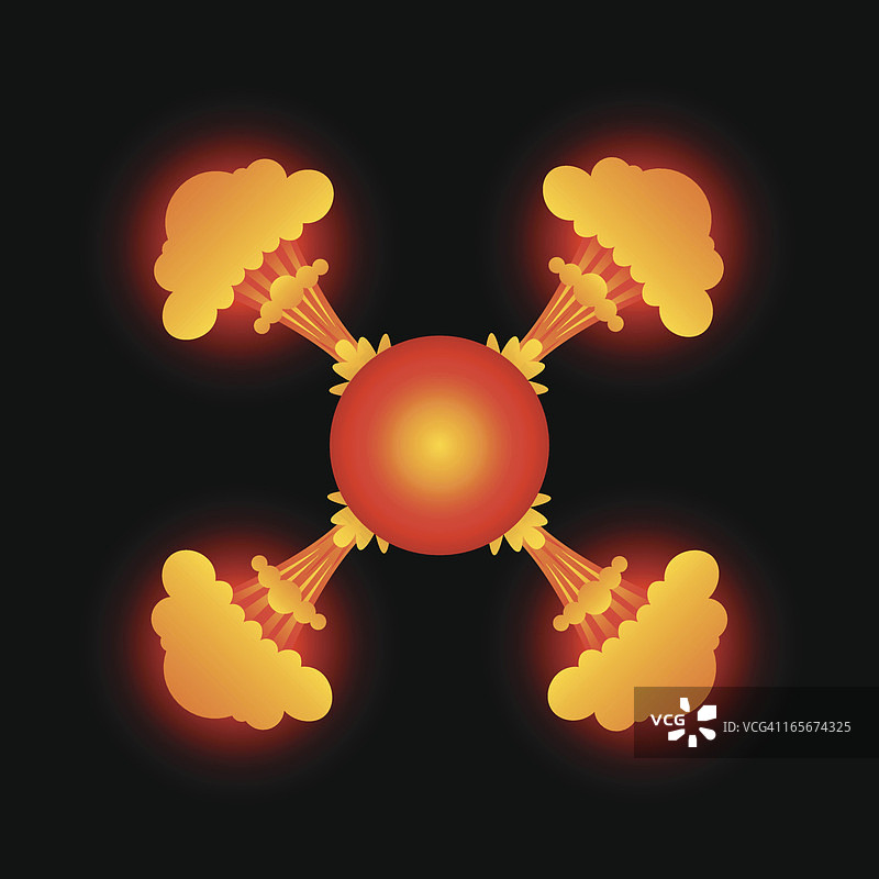 原子火球图片素材