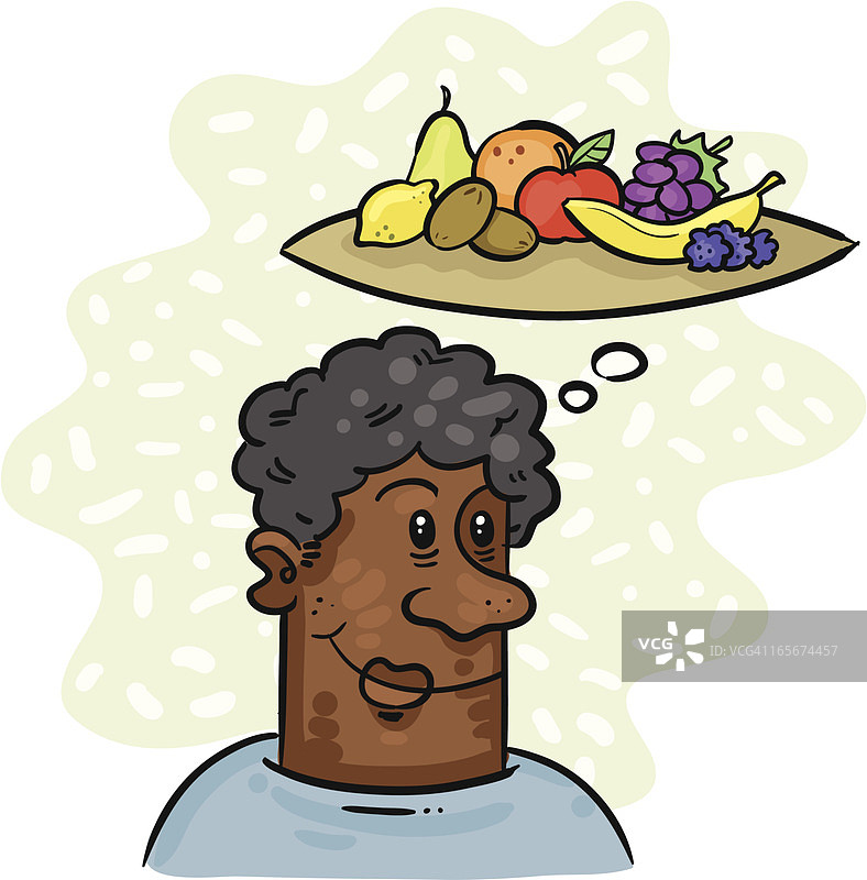 思考水果图片素材