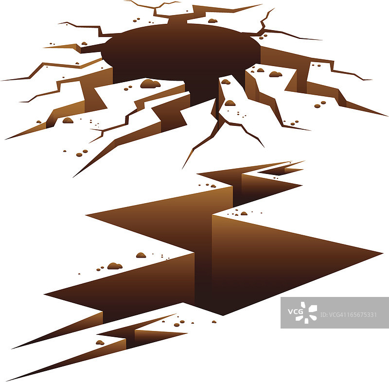 地球裂缝图片素材