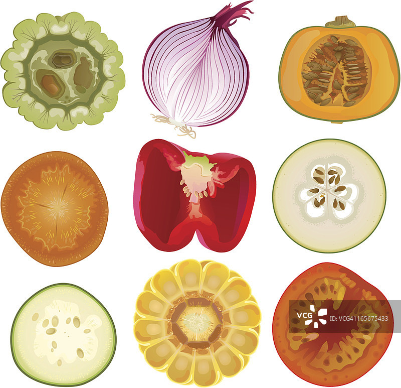 蔬菜核心图片素材