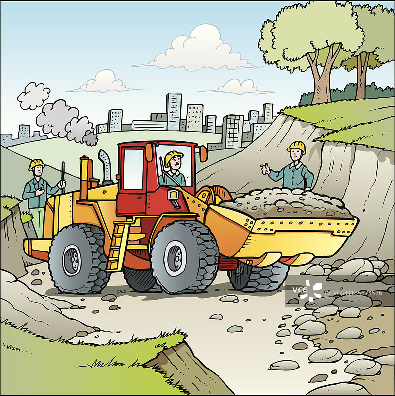 推土机图片素材