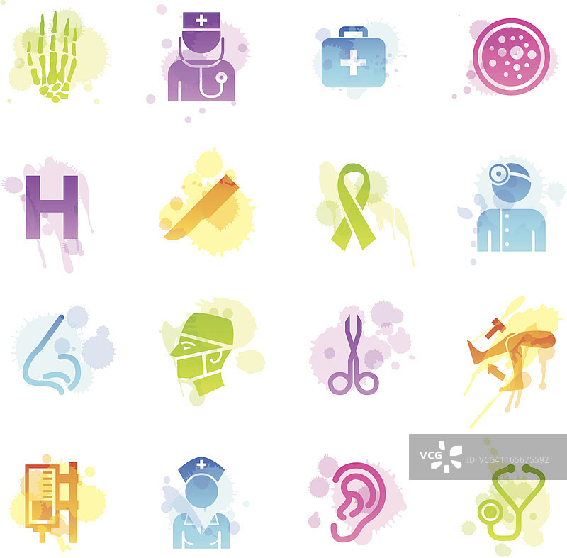 污渍图标 - 医院图片素材