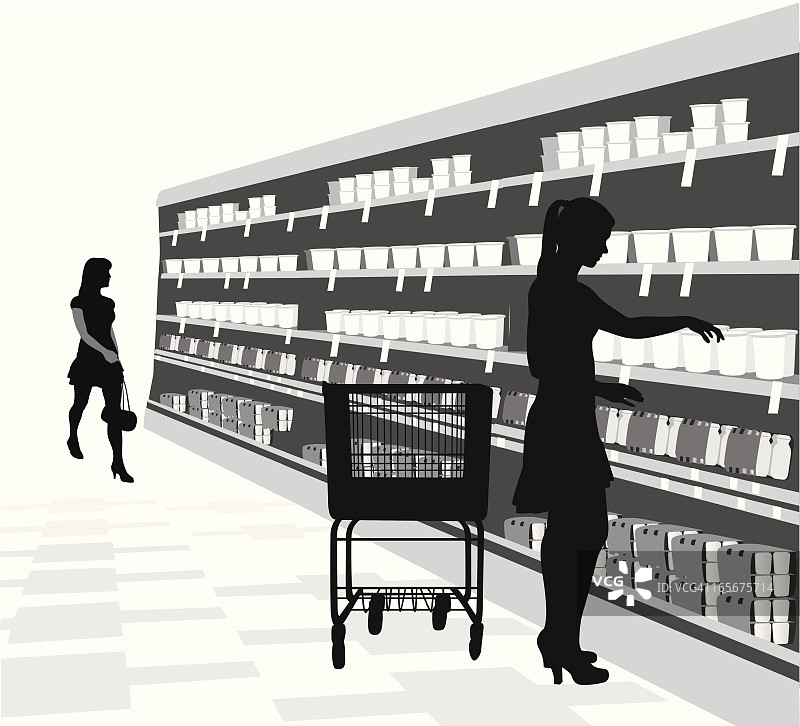 购物矢量剪影图片素材