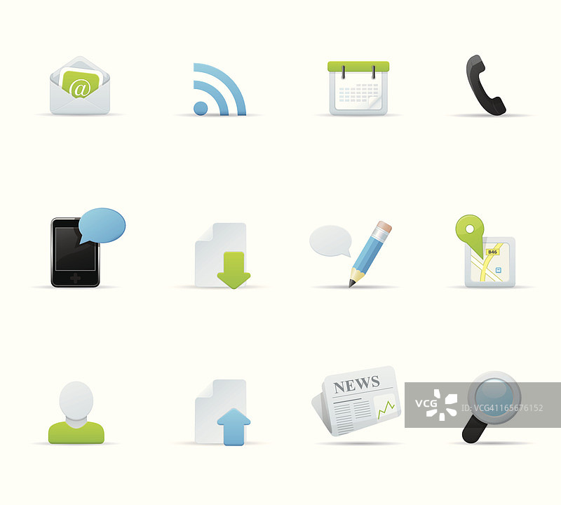 网站和在线应用图标图片素材