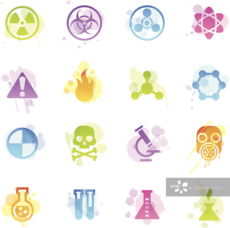 污渍图标 - 科学图片素材