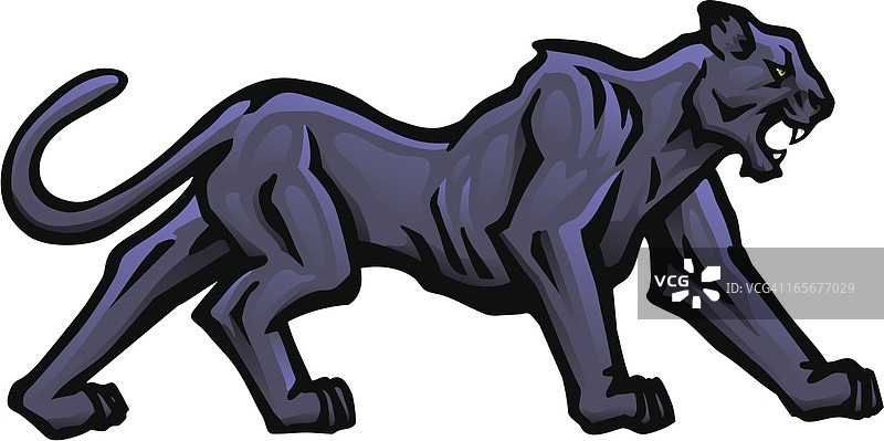 豹子潜行图片素材