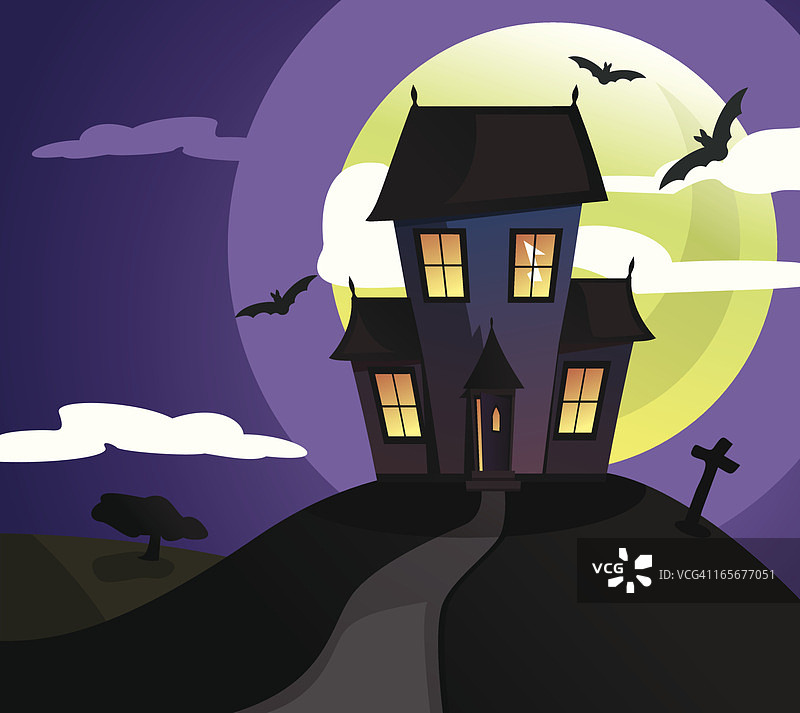 幽灵鬼屋图片素材